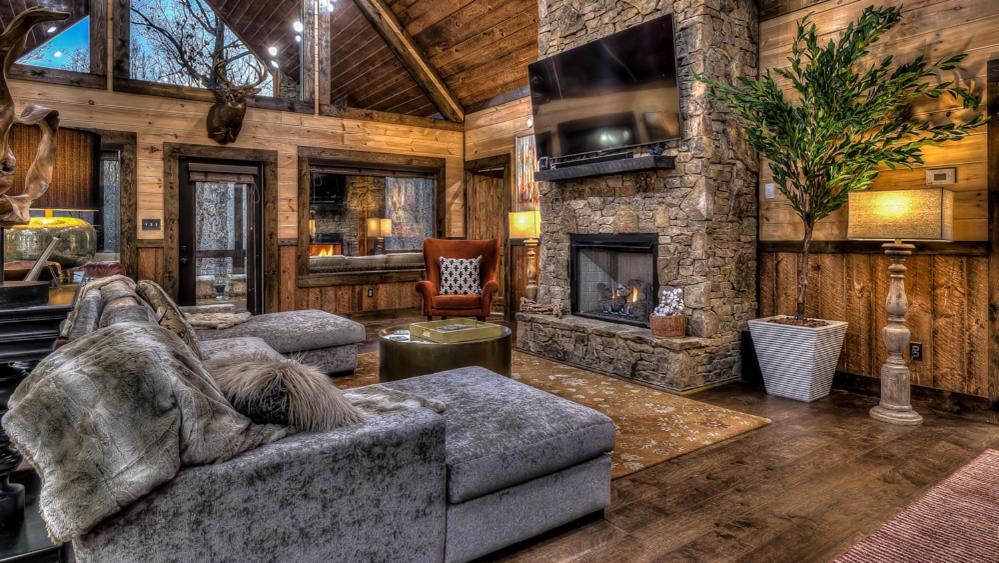 Villa Luxe Mountain Retreat Blue Ridge Exterior foto