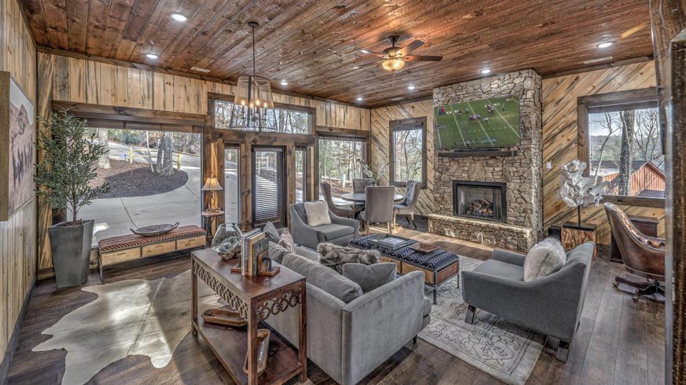Villa Luxe Mountain Retreat Blue Ridge Exterior foto